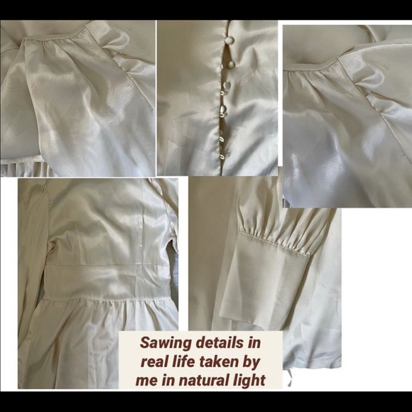 Satin dress midi - Picture 3 of 6